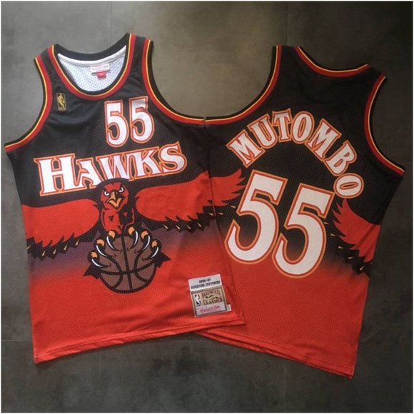 mutombo hawks jersey